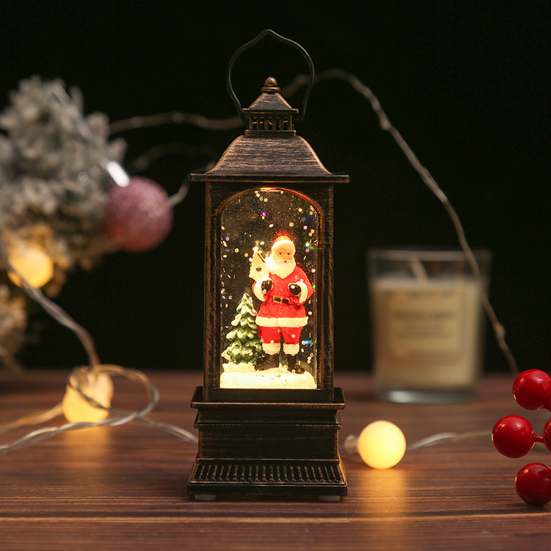 Christmas Snow Globe Lantern