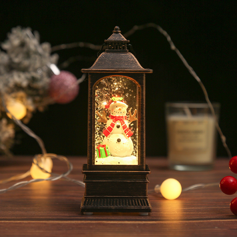 Christmas Snow Globe Lantern