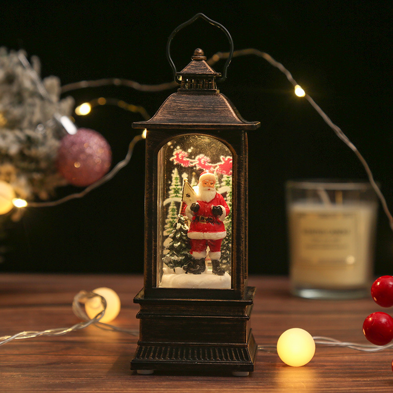 Christmas Snow Globe Lantern