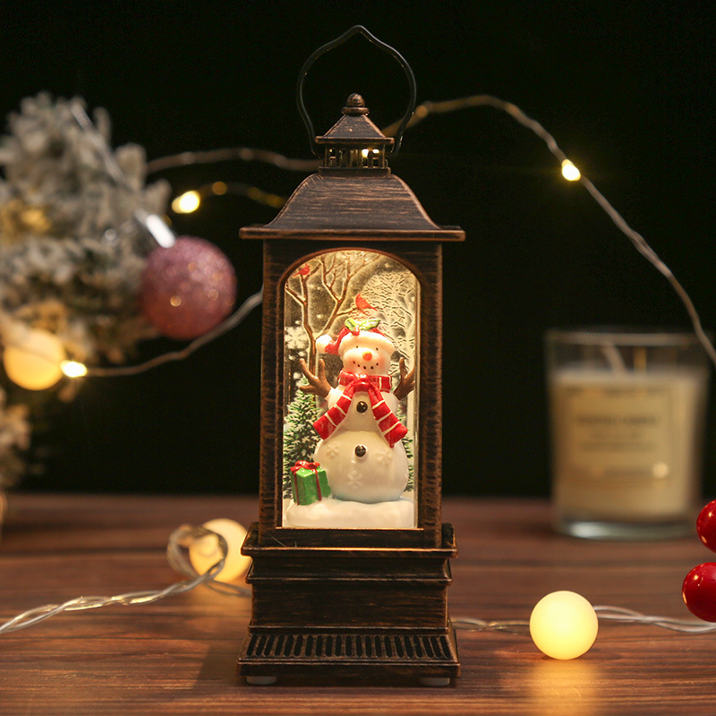 Christmas Snow Globe Lantern