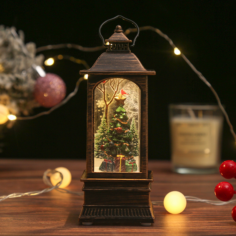 Christmas Snow Globe Lantern