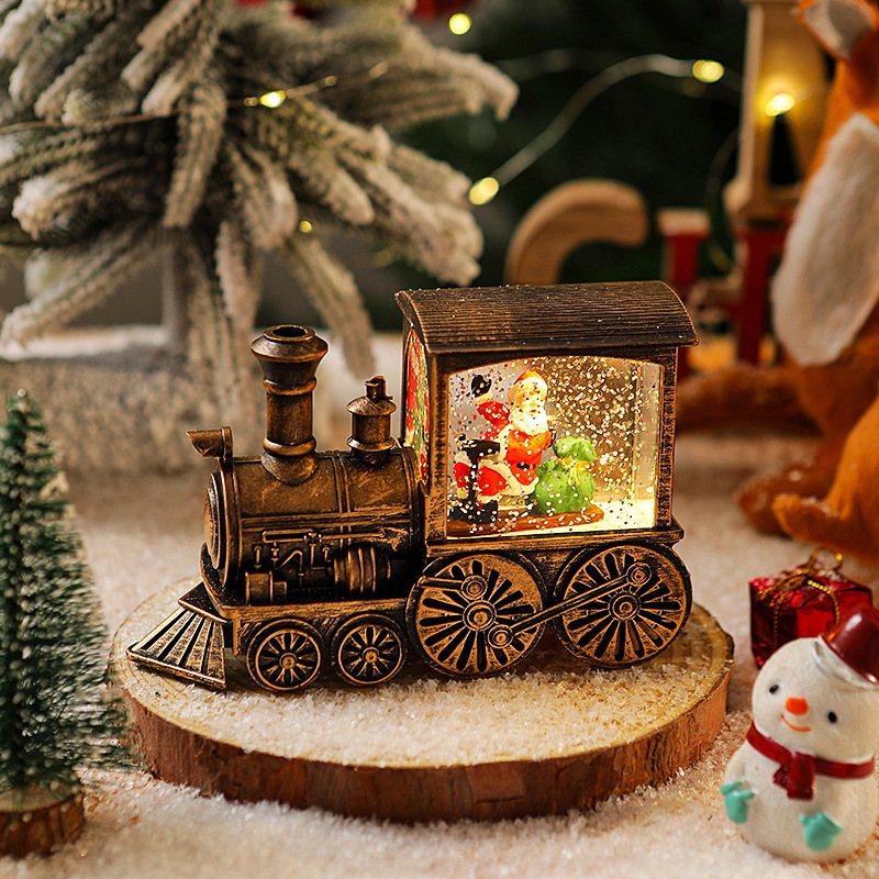 Christmas Snow Globe Lantern