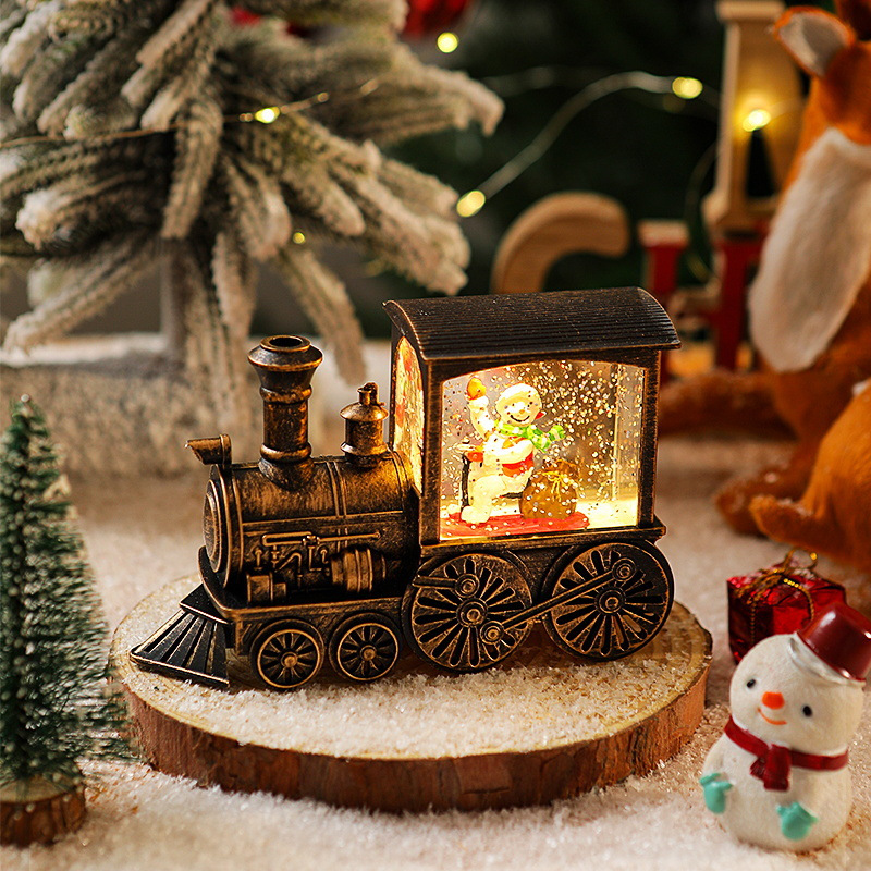 Christmas Snow Globe Lantern