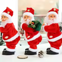 The dancing Santa Claus decorative doll