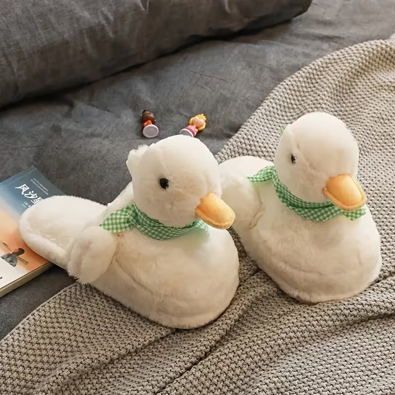 Ladies' Cute Duck Slippers