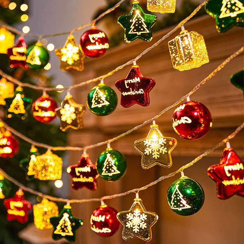 🎄️💡：Christmas LED string lights for Christmas tree decoration
