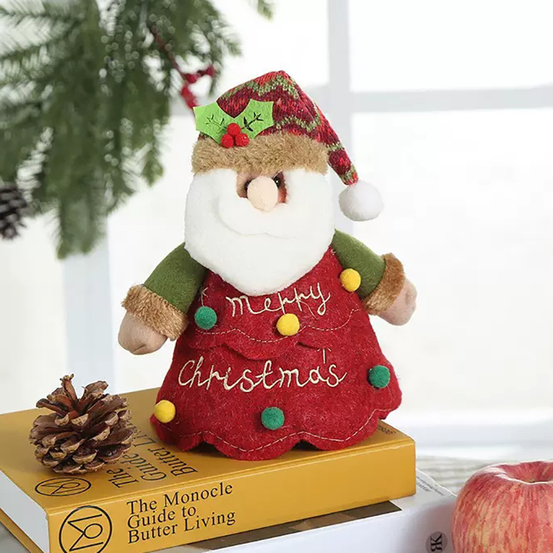 🎄 Christmas Reusable Drawstring Gift Bags – Doll Design (Reindeer/Santa/Snowman)!