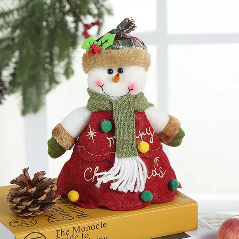 🎄 Christmas Reusable Drawstring Gift Bags – Doll Design (Reindeer/Santa/Snowman)!