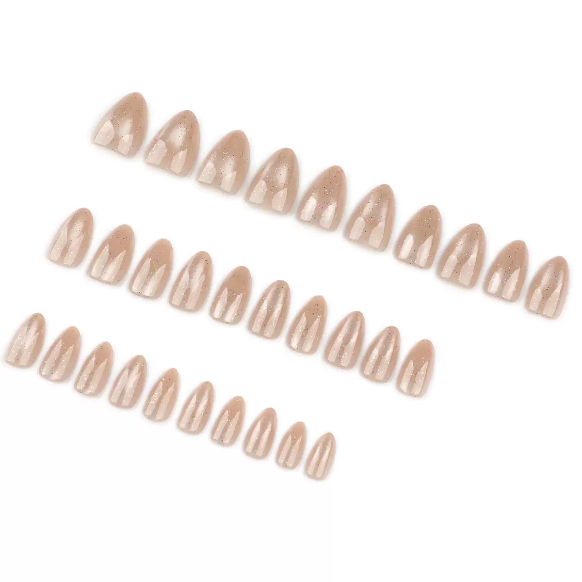 Nude Cat Eyes Medium Nails