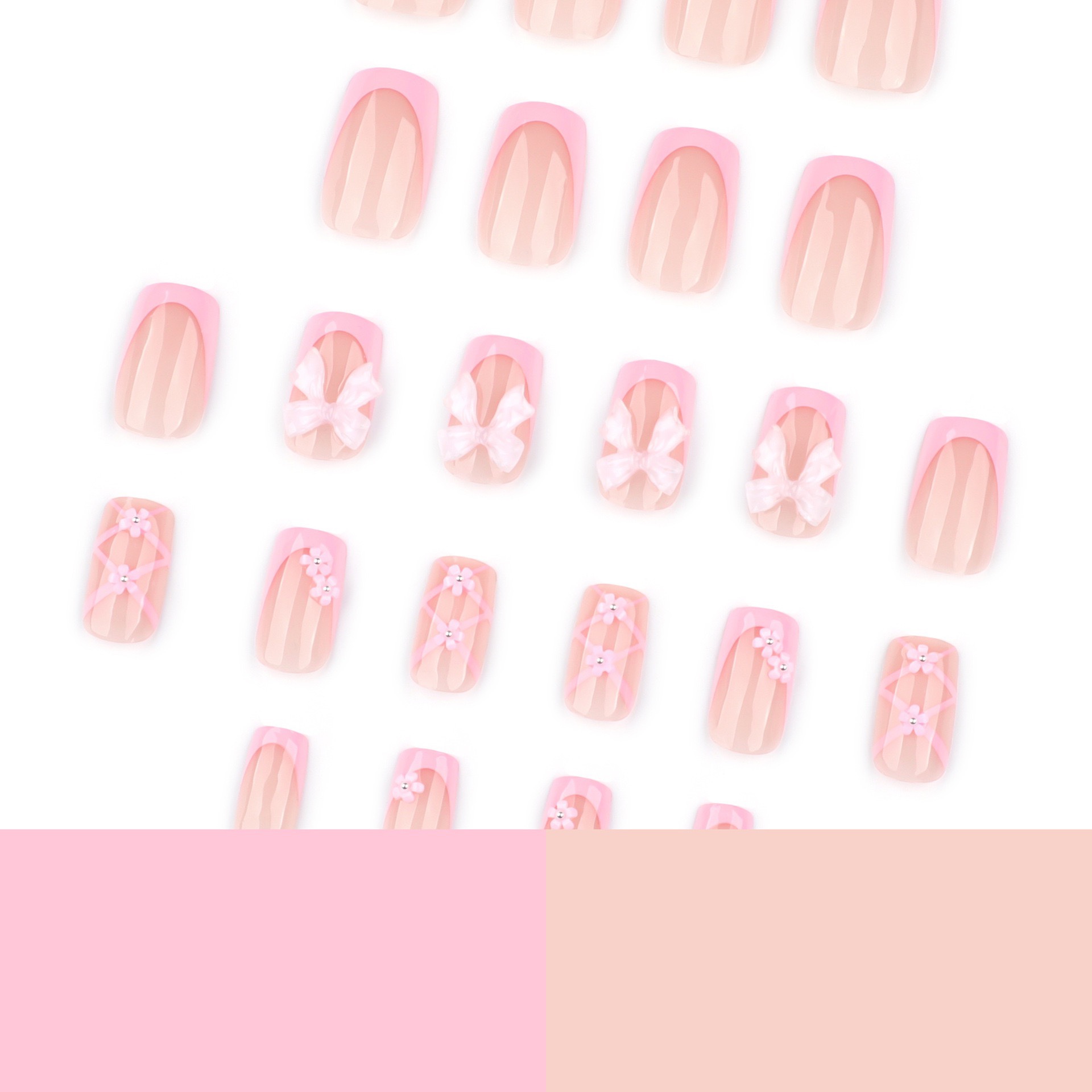 Pink Lady Medium Nails