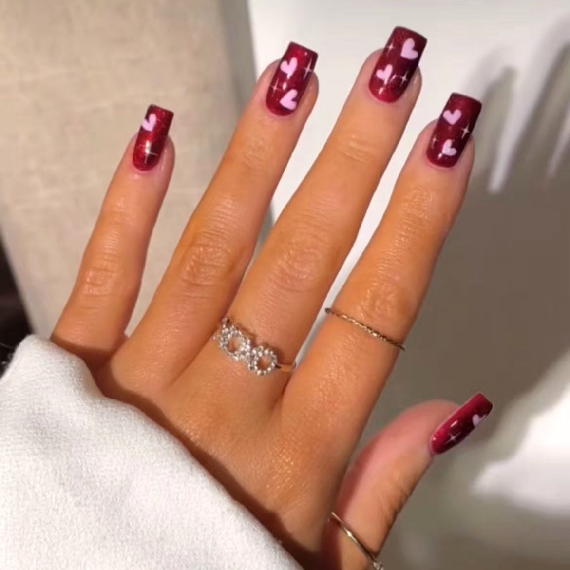 Shine Love Medium Nails