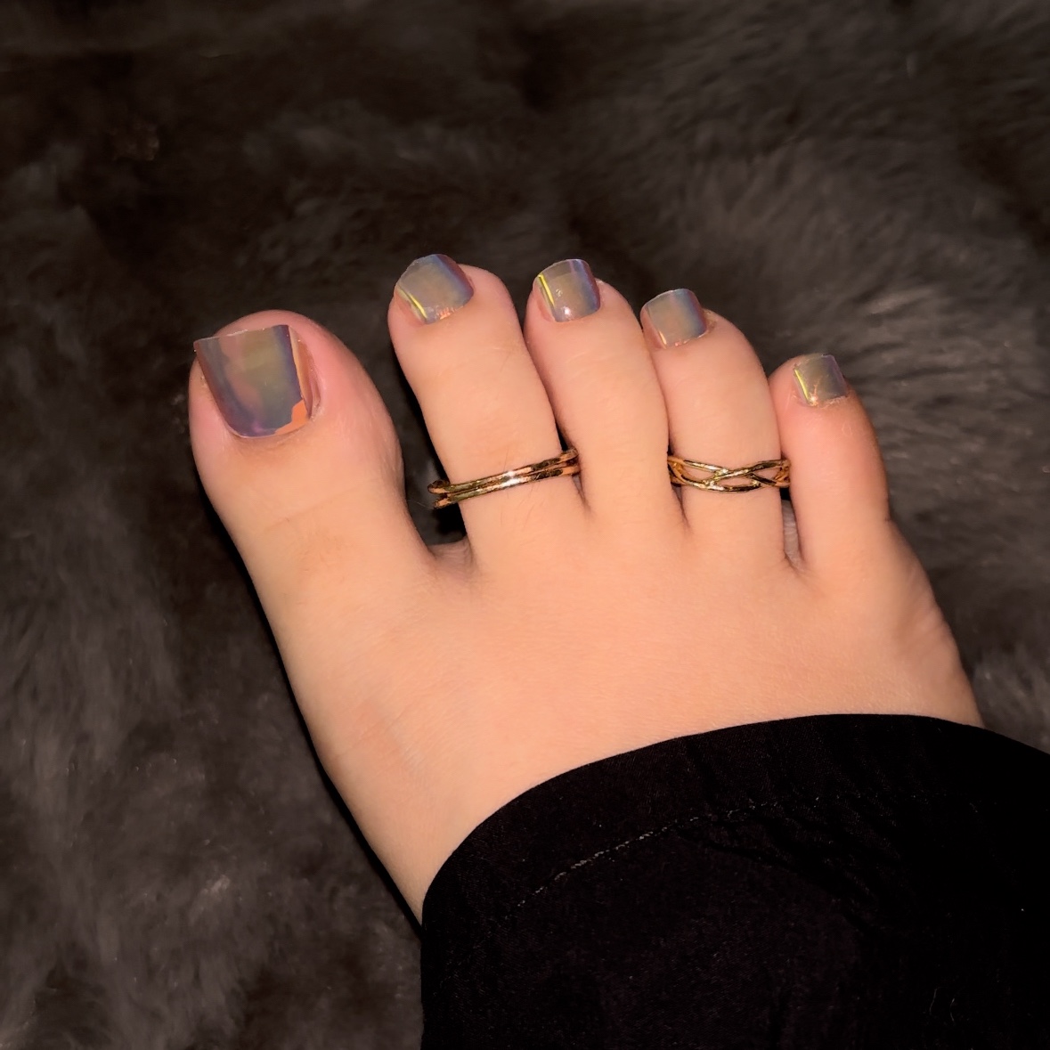 Electroplate Toe Nails