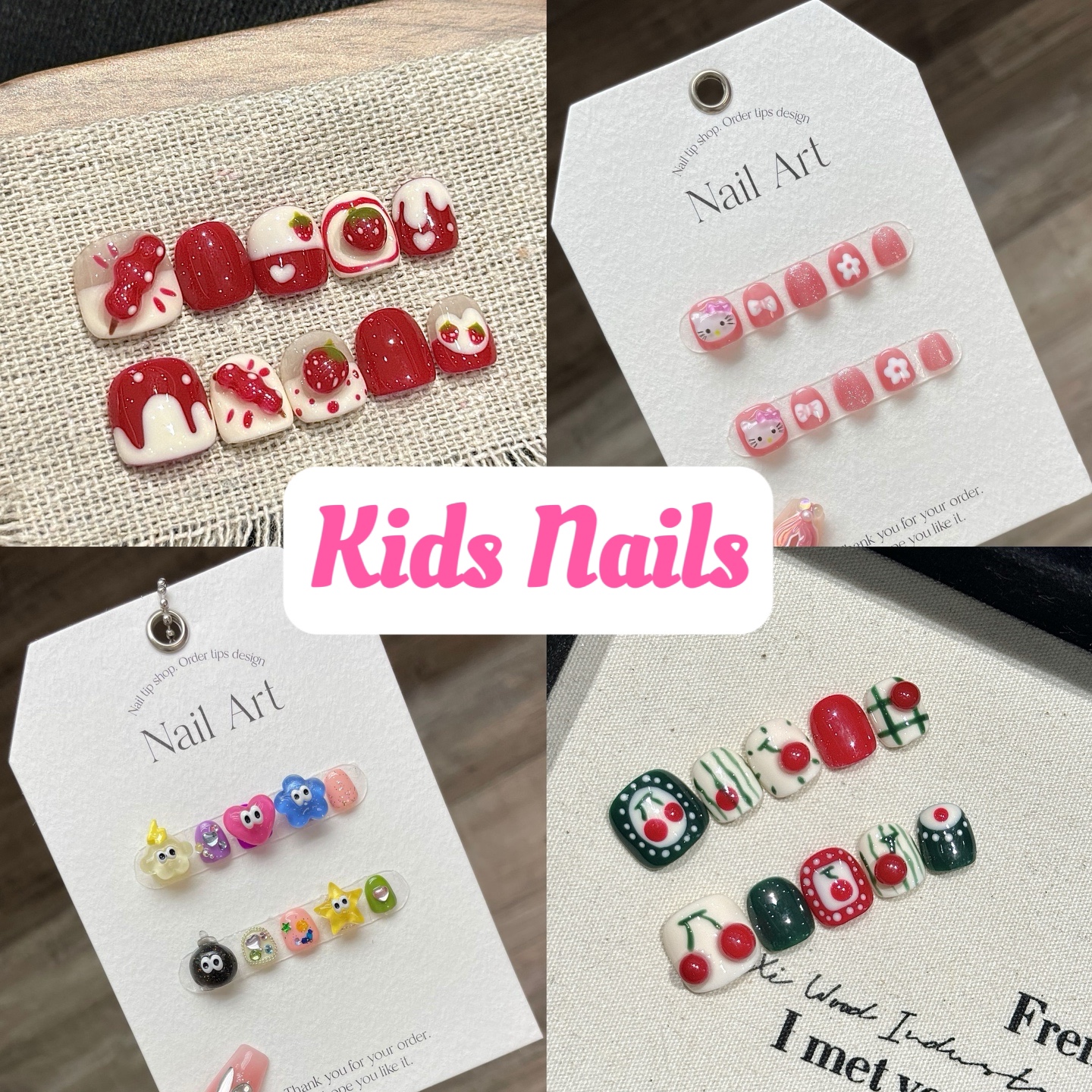 Kids Nails Handmade nails