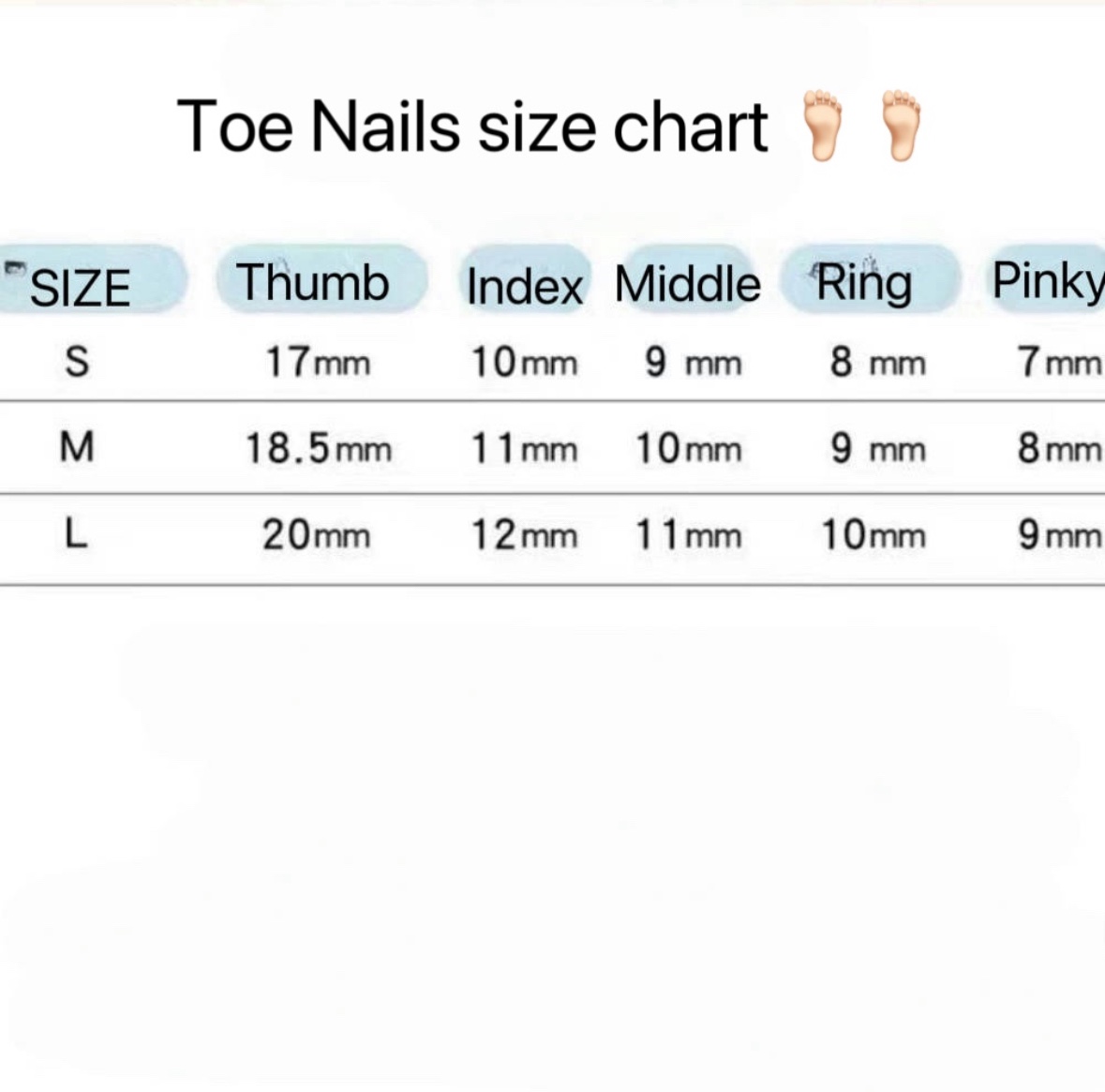 Nails & Toe Nails Set