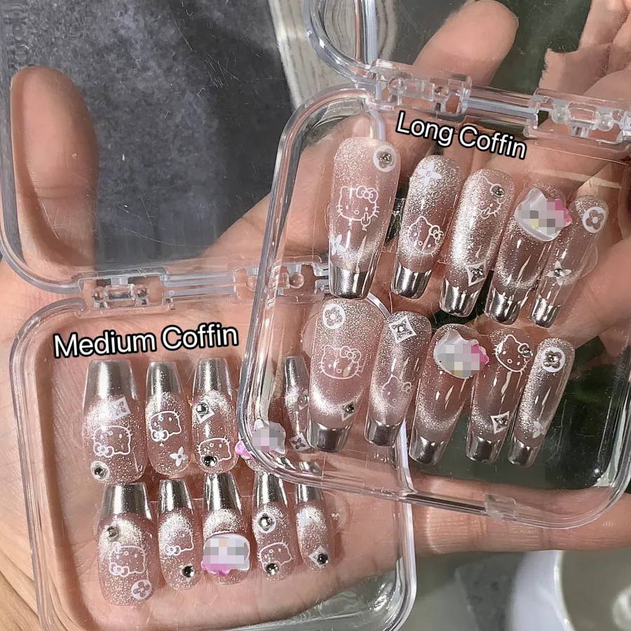  Magic Mirror Cat‘s Eyes Handmade Nails