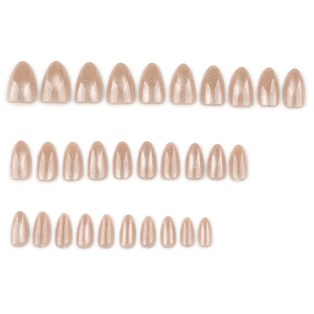 Nude Cat Eyes Medium Nails