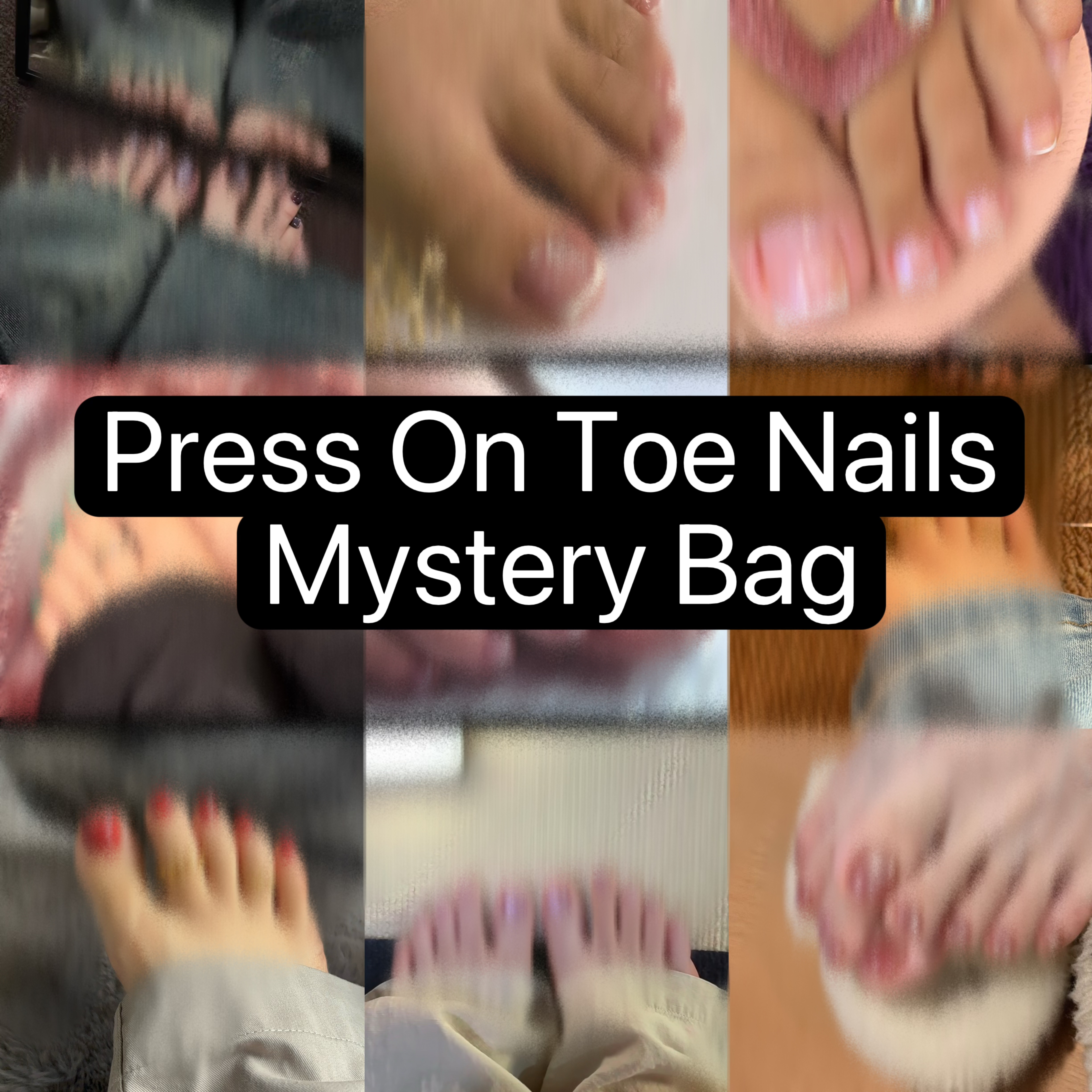 Press On Toe Nails Mystery bag