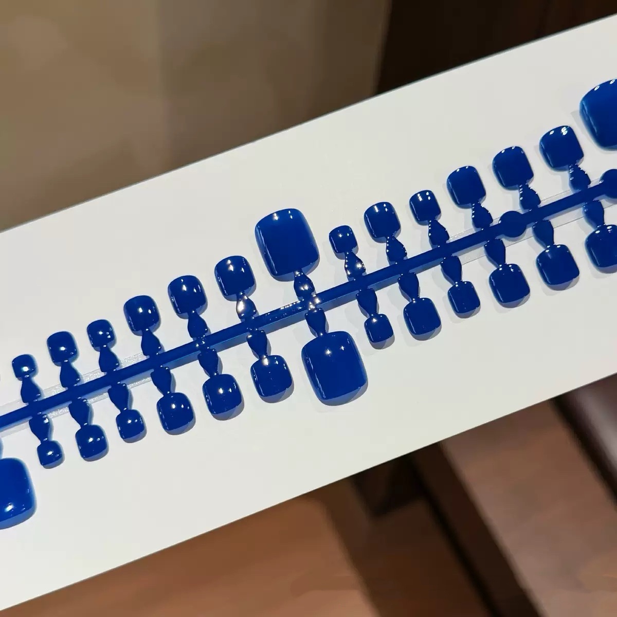 Royal Blue Toe Nails 42pcs