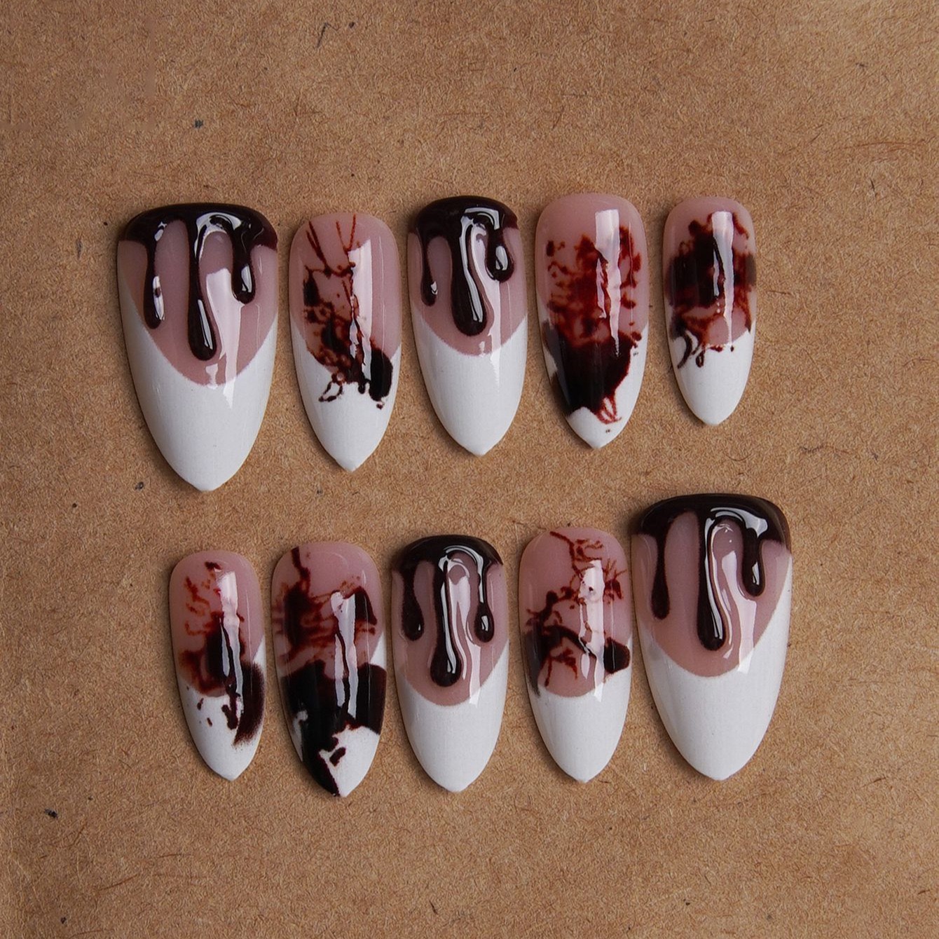 Halloween Blood Medium Nails