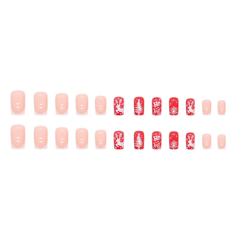 Christmas tree press on nails