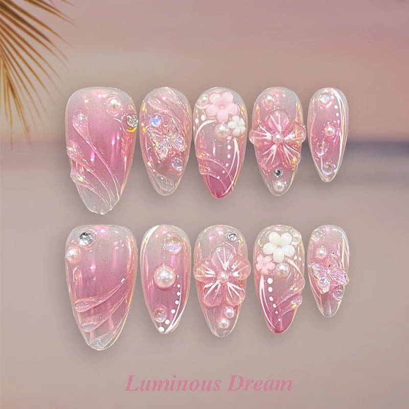 Sunset Glow Medium Nails