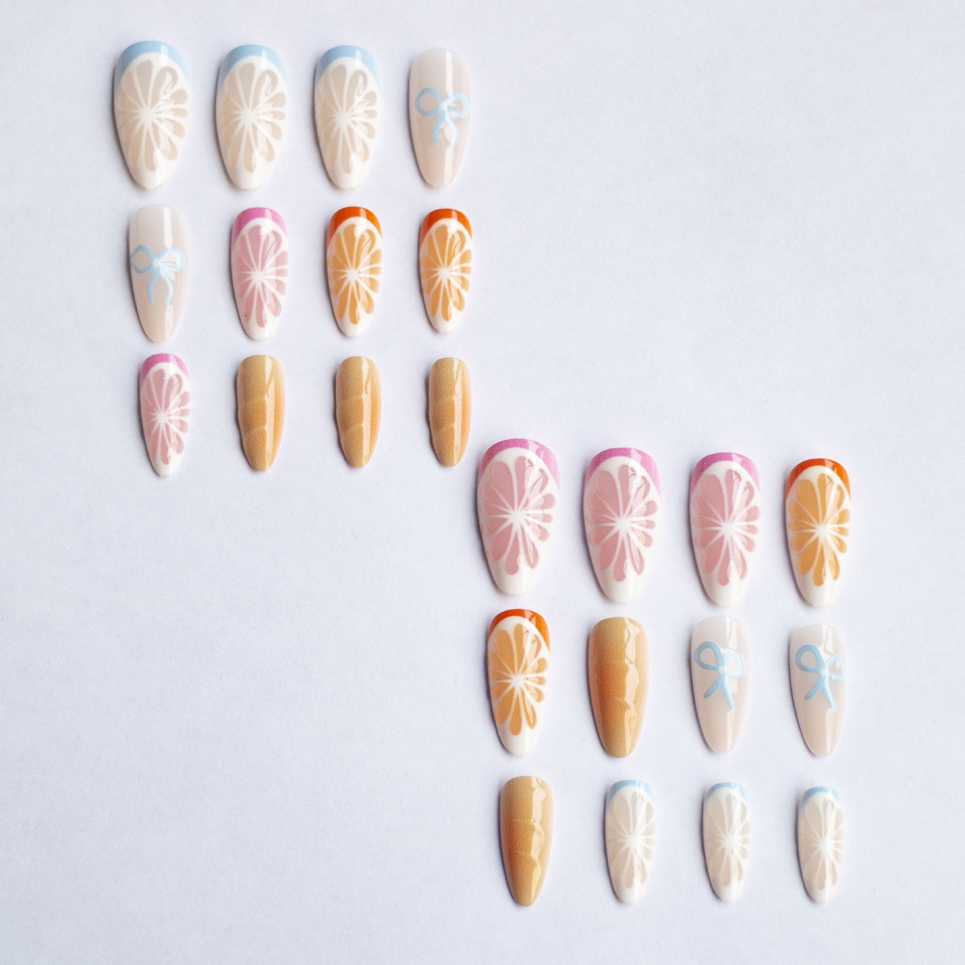 Summer Orchard Medium Nails