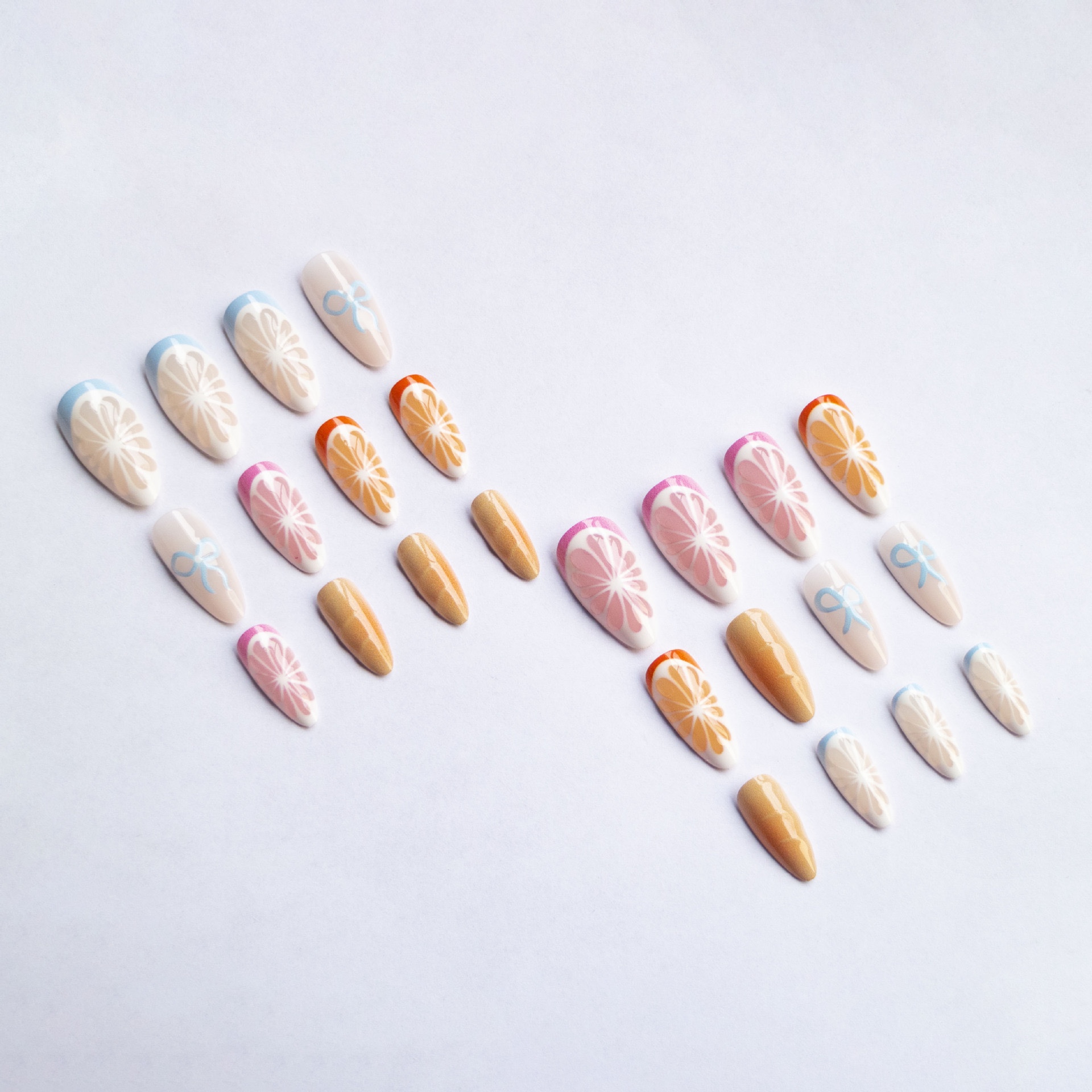 Summer Orchard Medium Nails