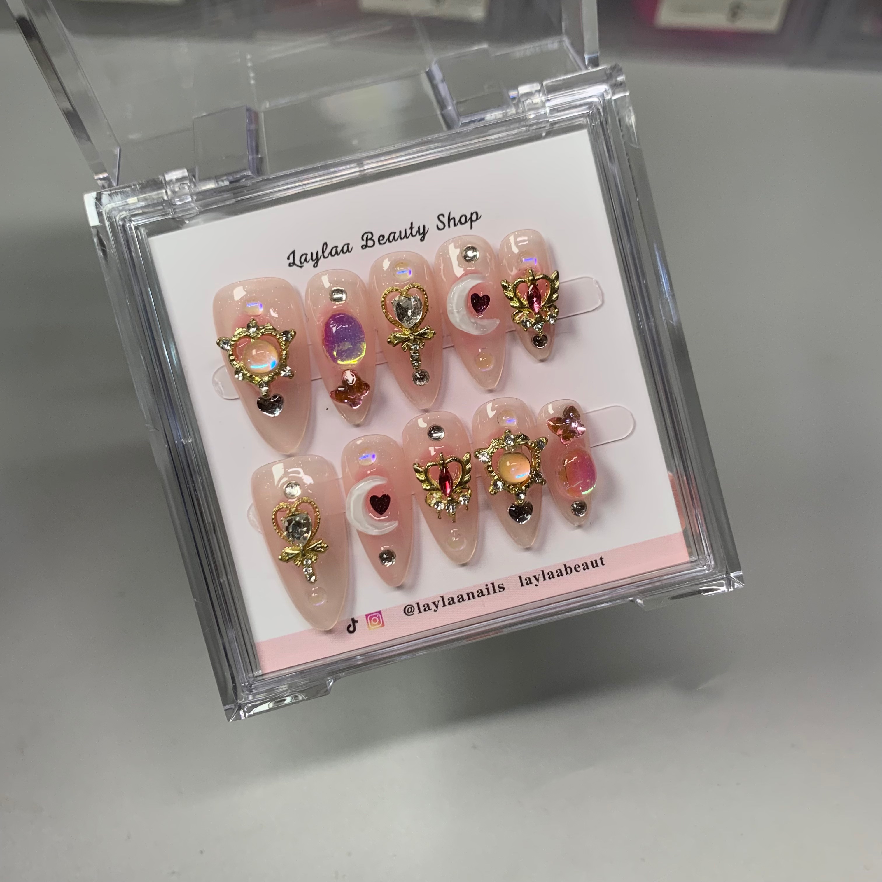 Sailor Moon Handmade Nails
