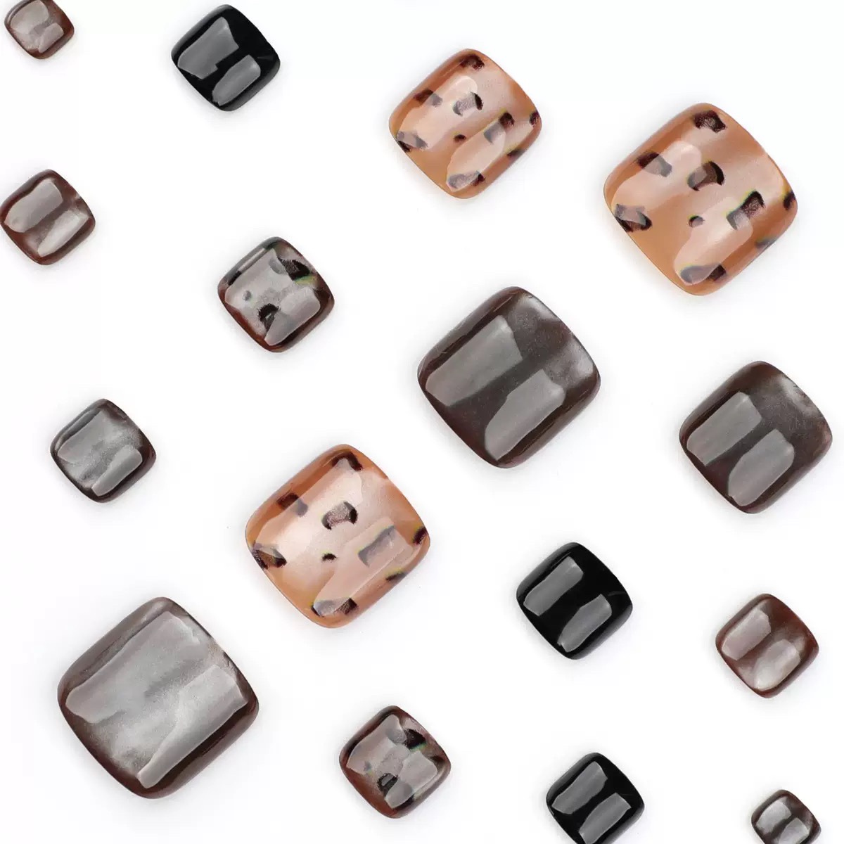 Leopard print Toe Nails