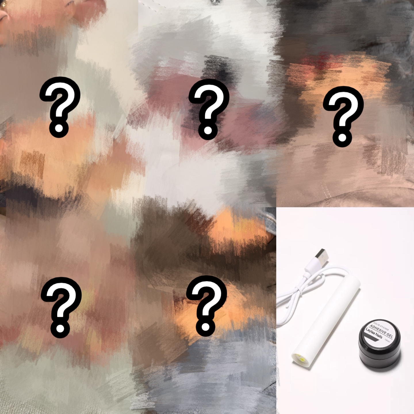Press On Toe Nails Mystery bag