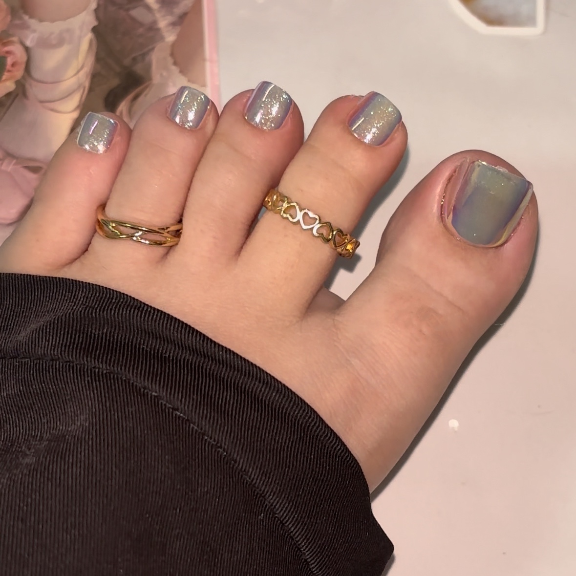 Retro beach foot ring 12pcs