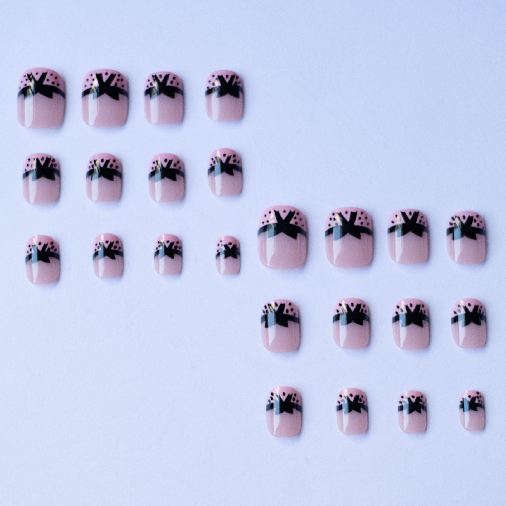 Cutest Pink Bow Short Nail