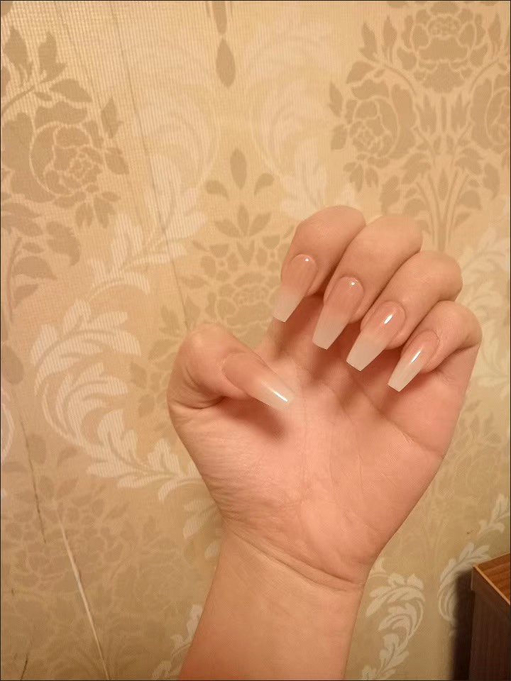 Ombré Nude Handmade Nails