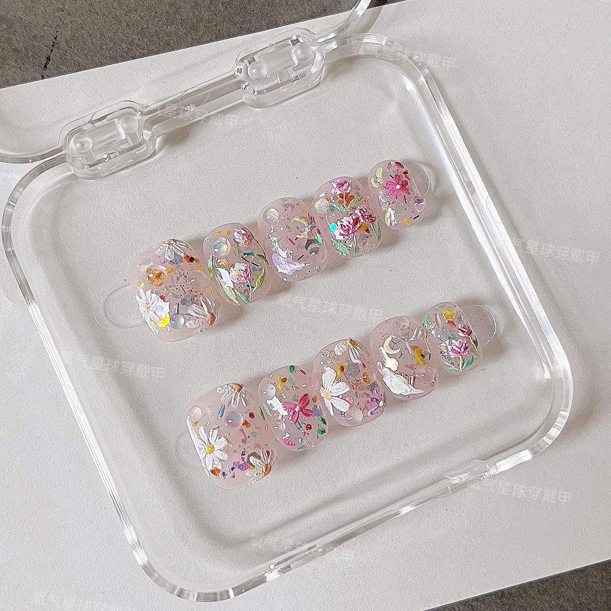 Spring Day Handmade Nails