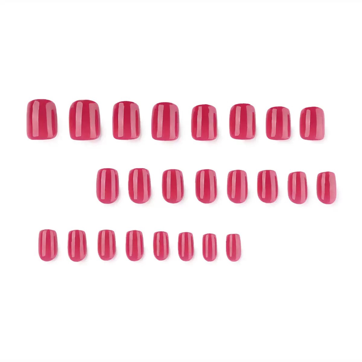 Fuchsia Short Nails