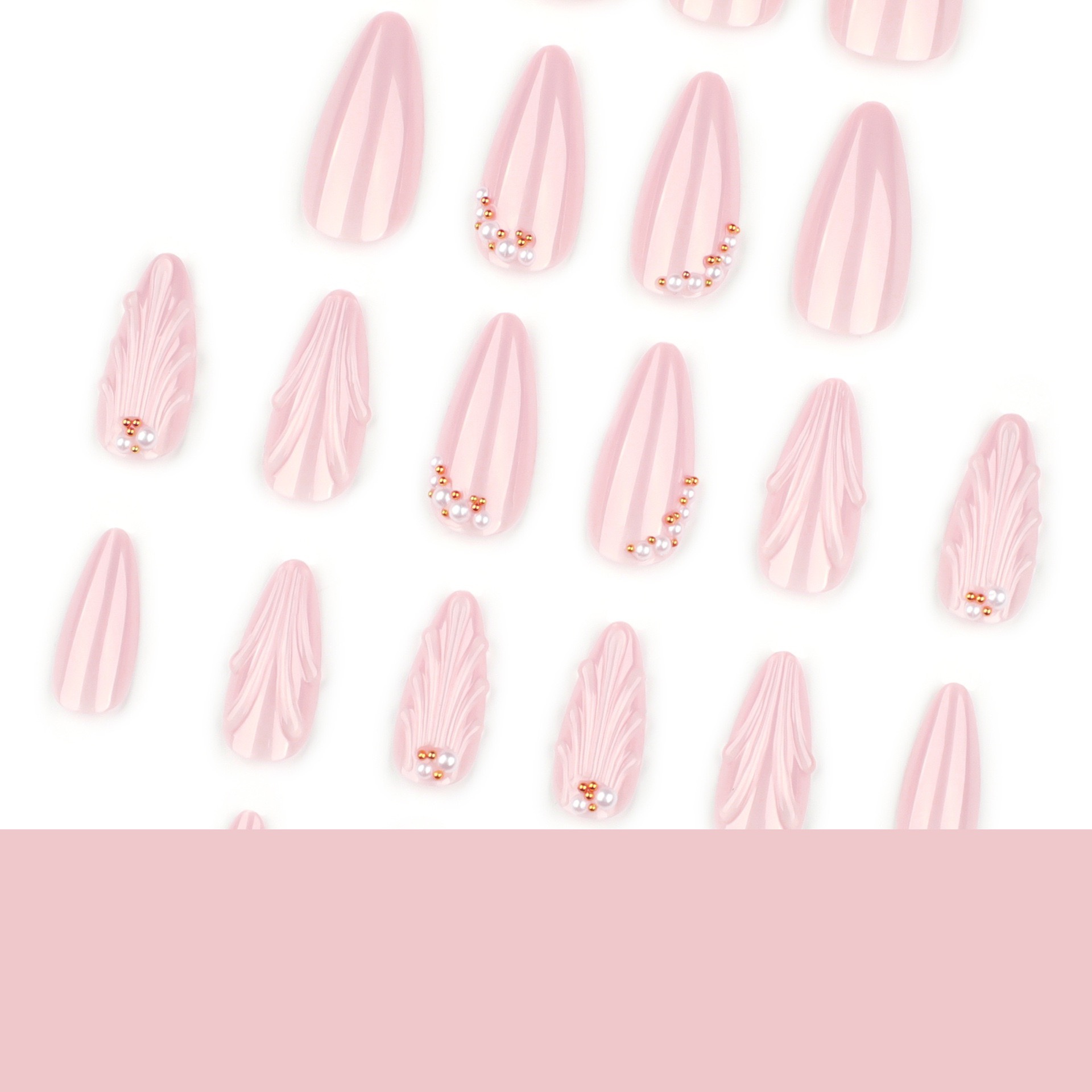 Shell Pearl Medium Nails