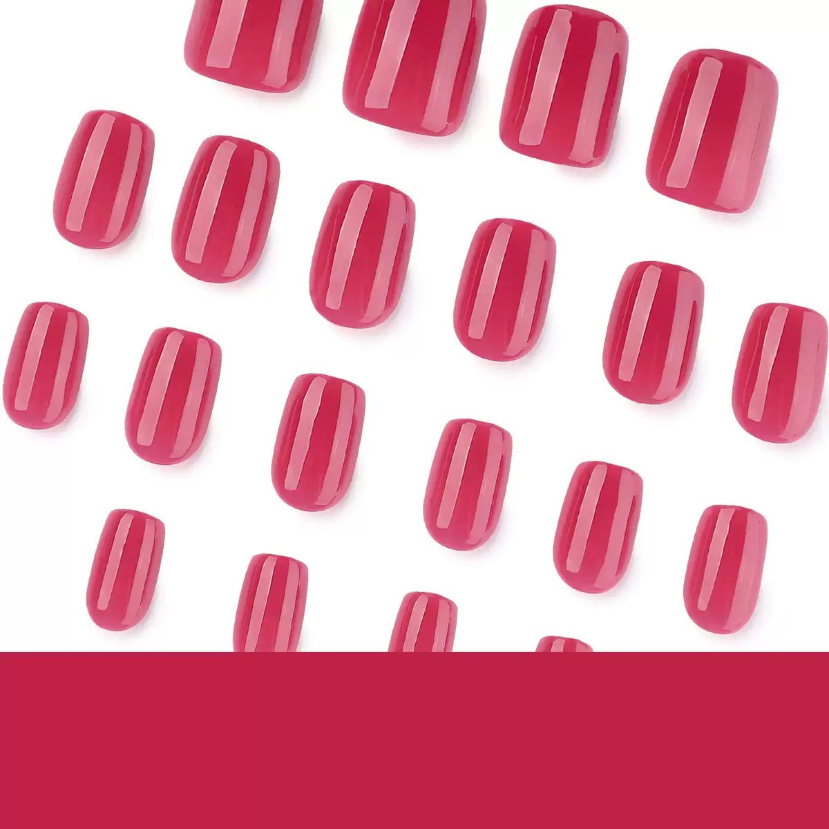 Fuchsia Short Nails