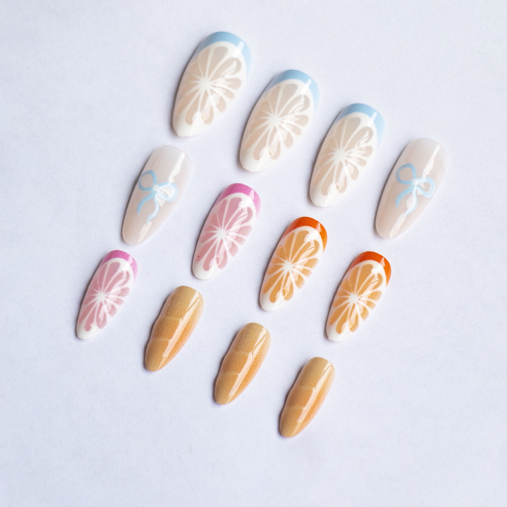 Summer Orchard Medium Nails