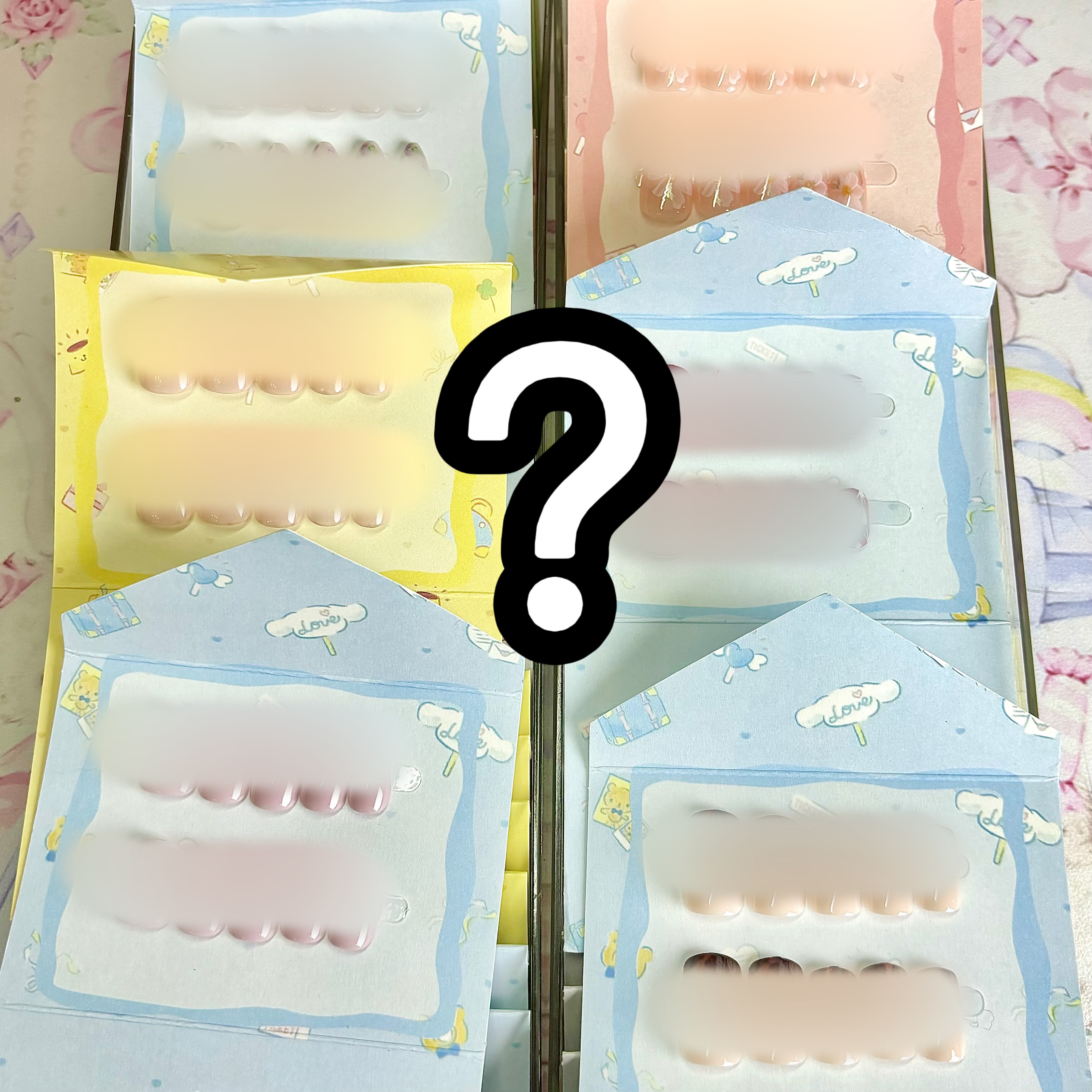 【MYSTERY ENVELOP 】$3.99 Flash Sale 1 Envelop = 1 Random Press On Nail Set