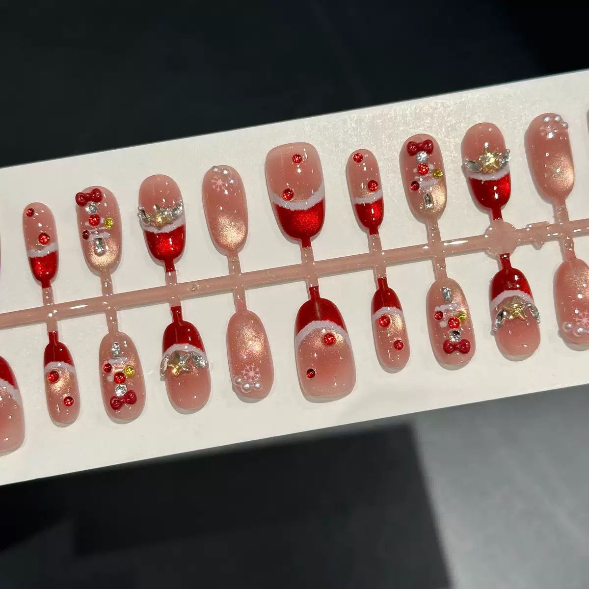 Christmas Bell Medium Nails 30Pcs