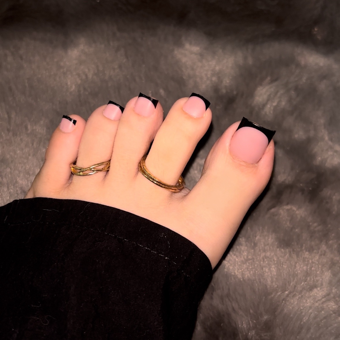 [Copy]Sliver Glitter Toe Nails