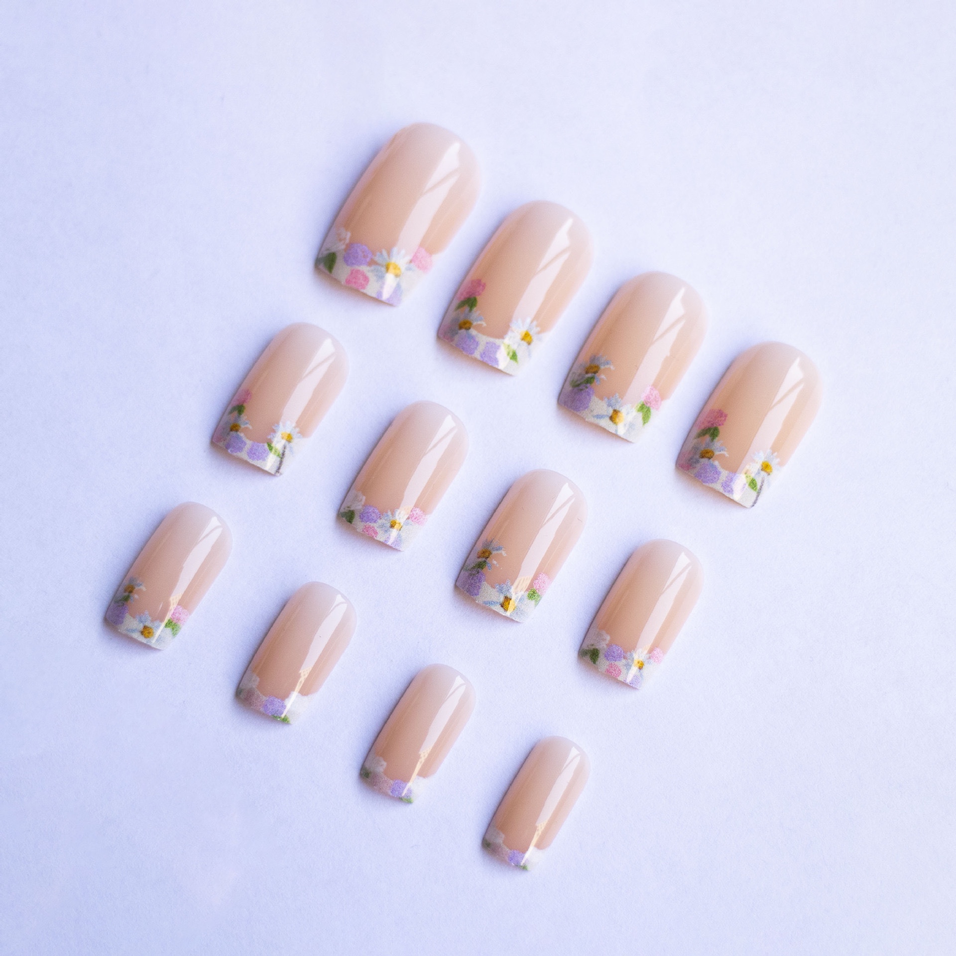 Spring Jasmine medium nails