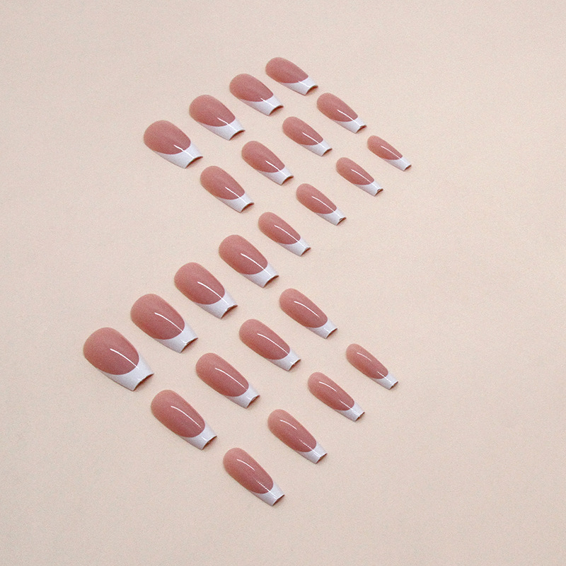 Classic French Tip Long nails