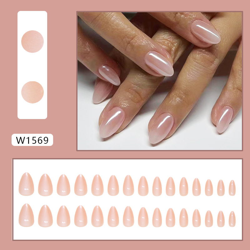 Ombre Nude Medium Nails