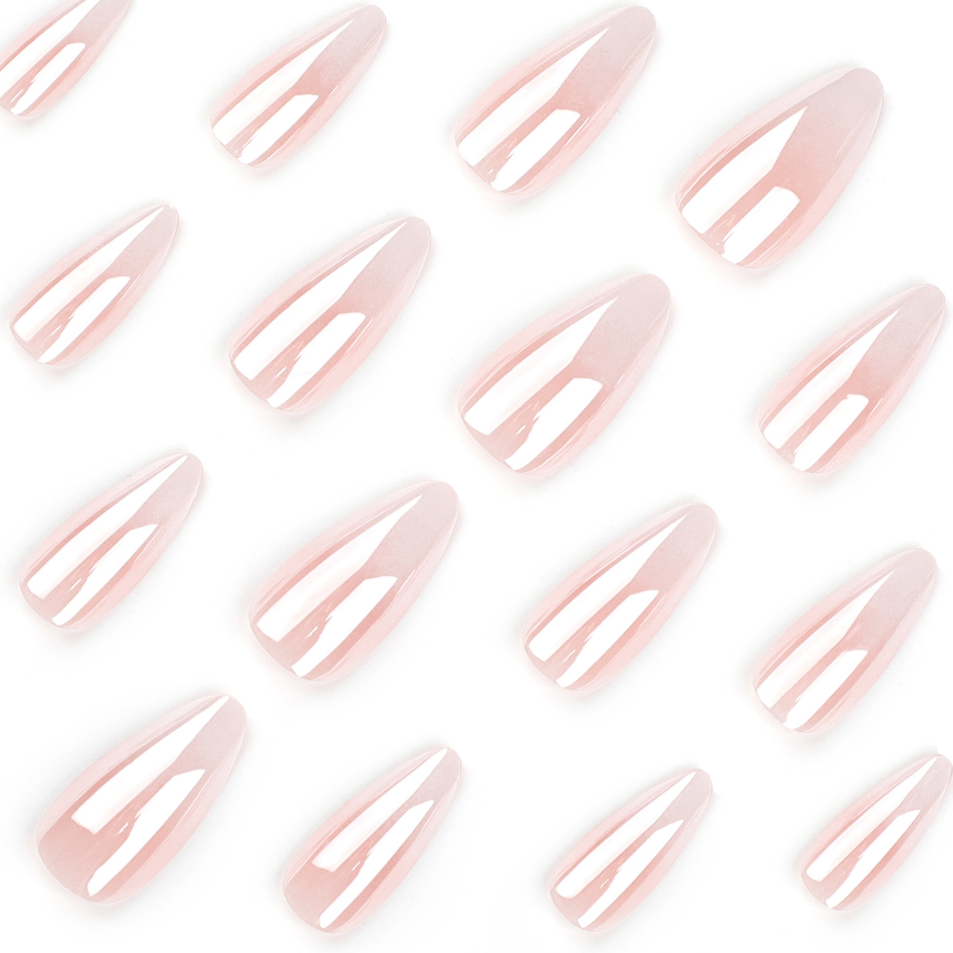 Glazed Ombre Pink Mdium Nails