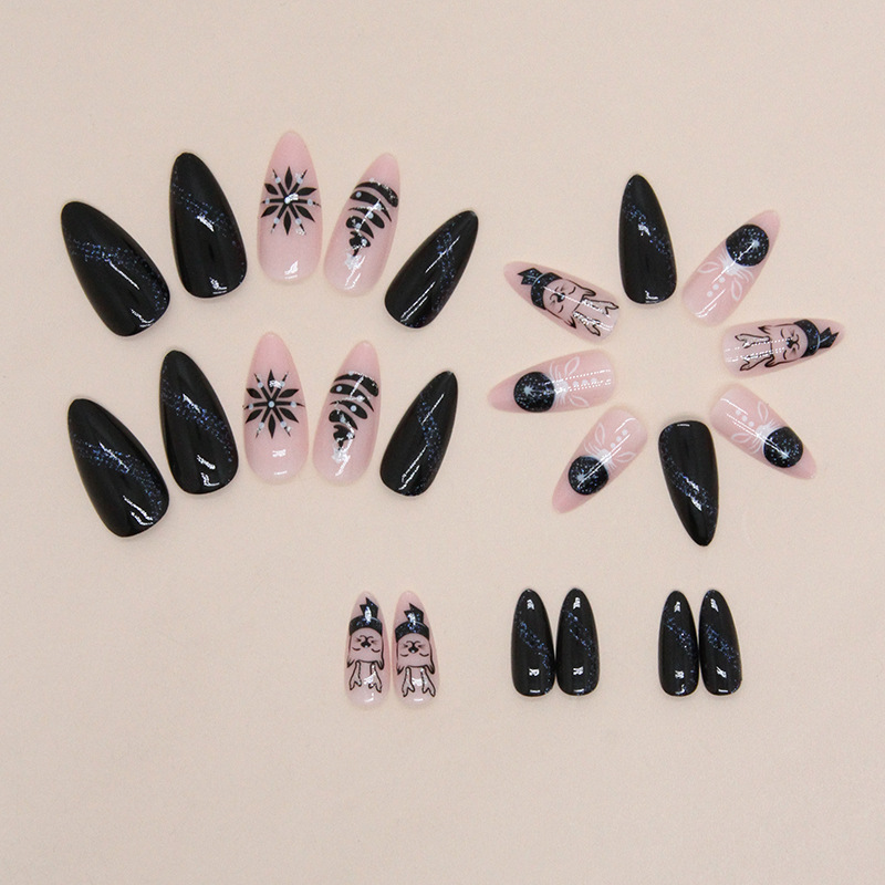 Christmas bell nails