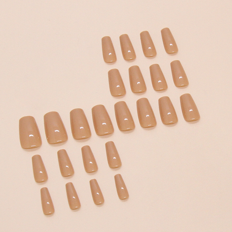 Simple Nude Medium Nails