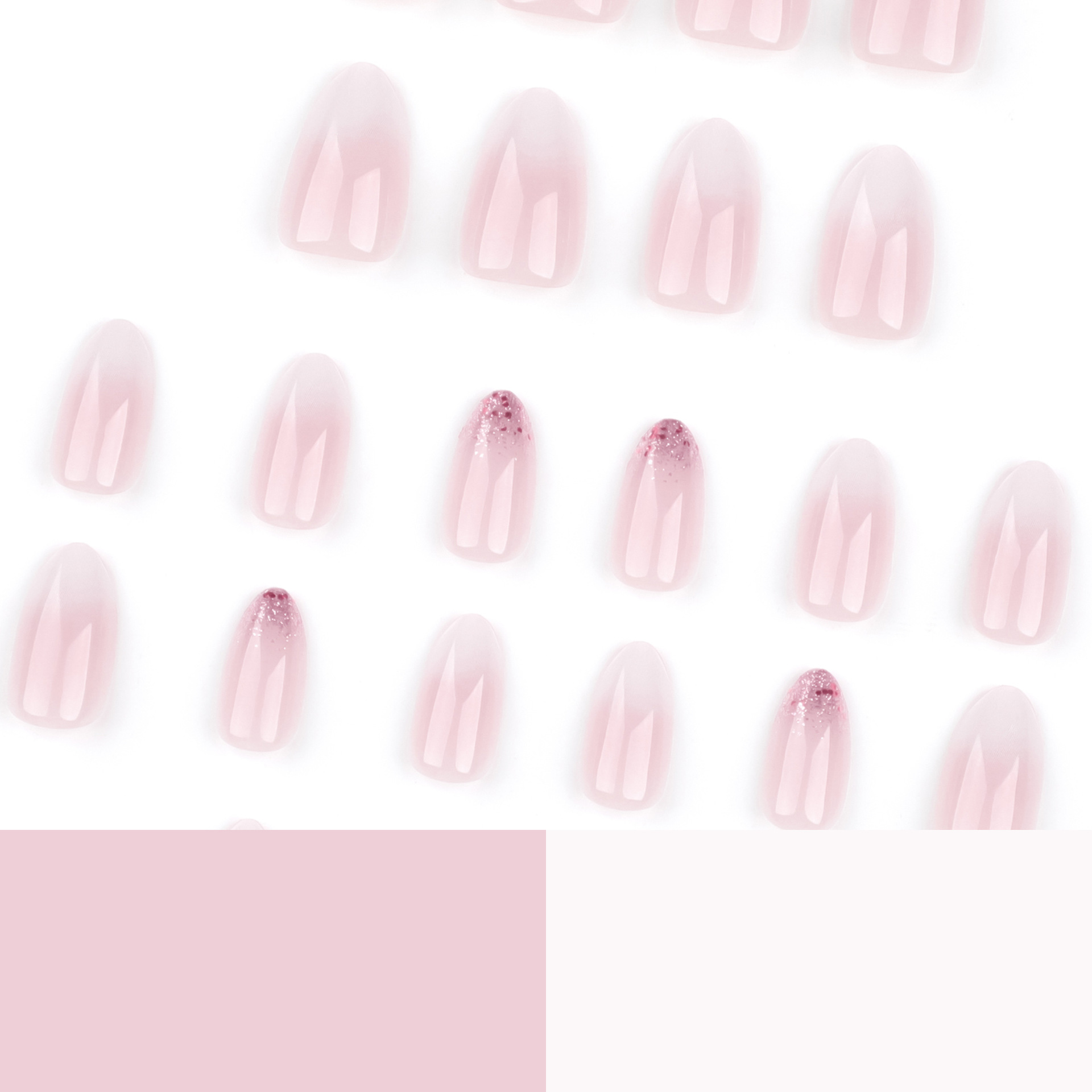 Ombre Pink Medium Nails