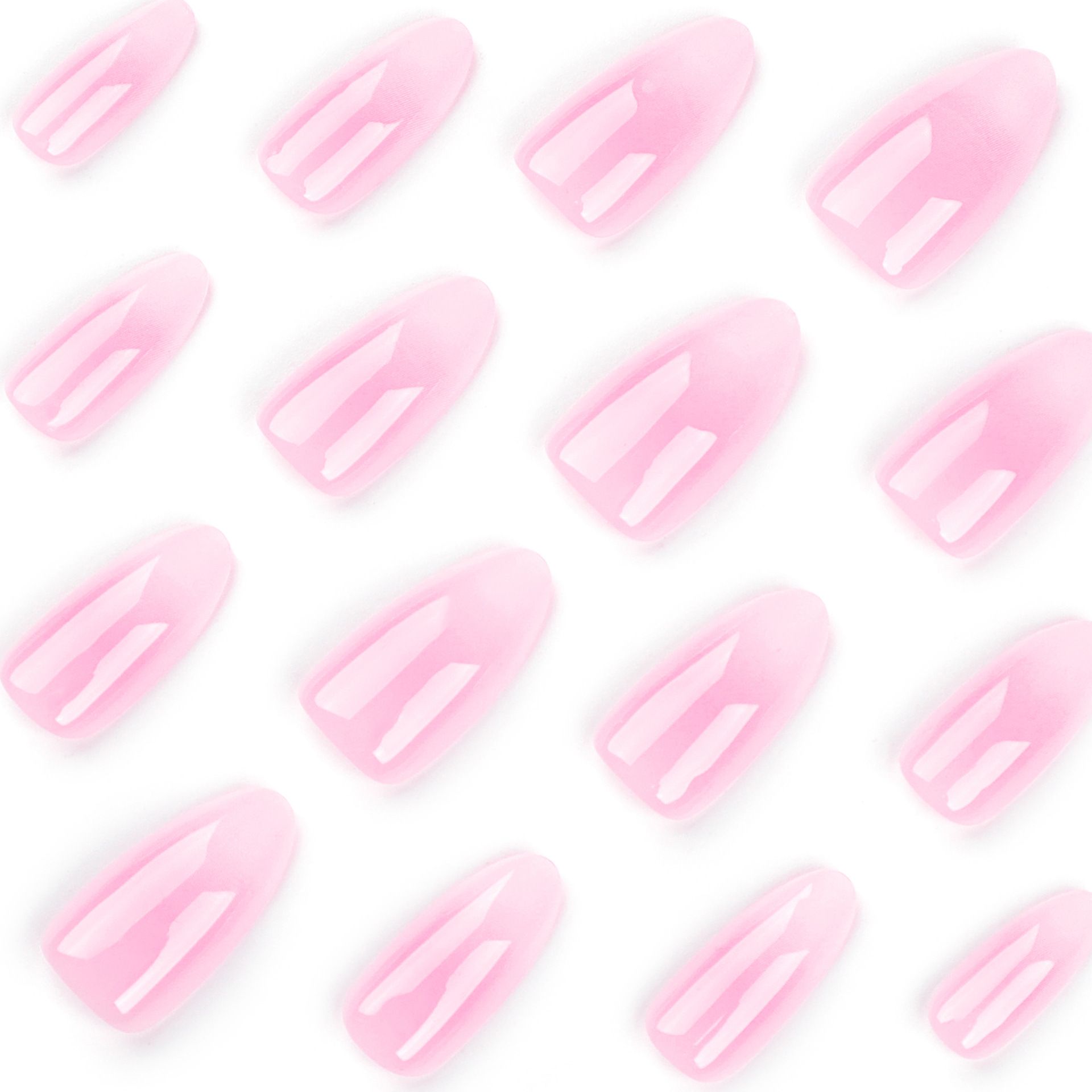 New Ombre Pink Medium Nails