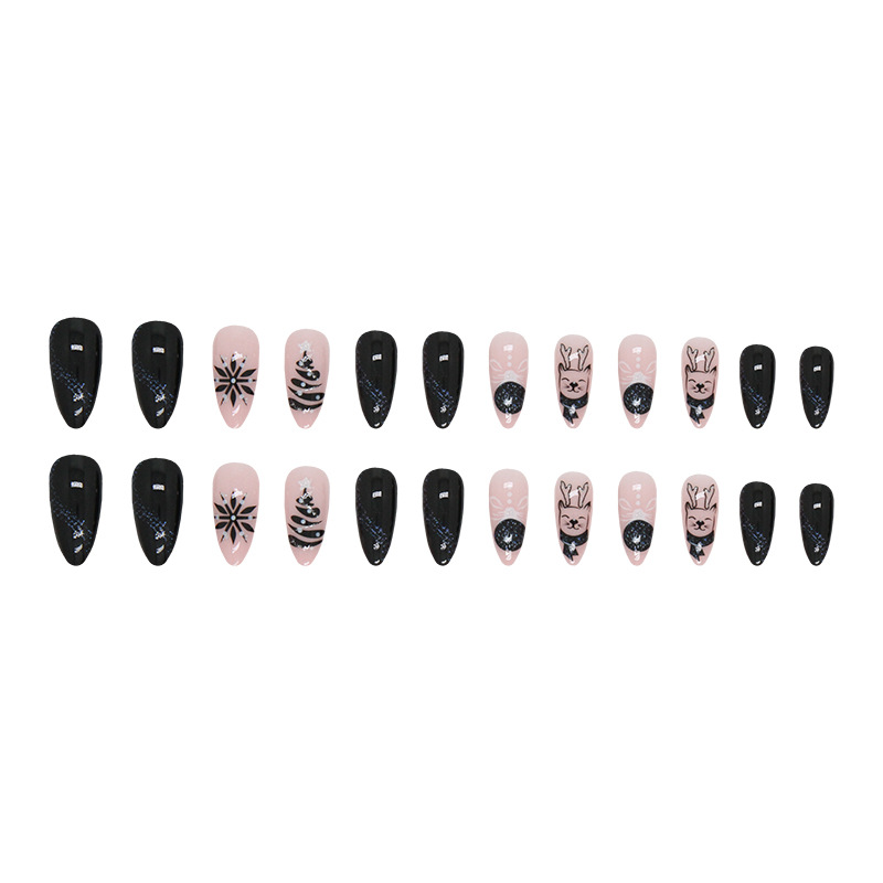 Christmas bell nails